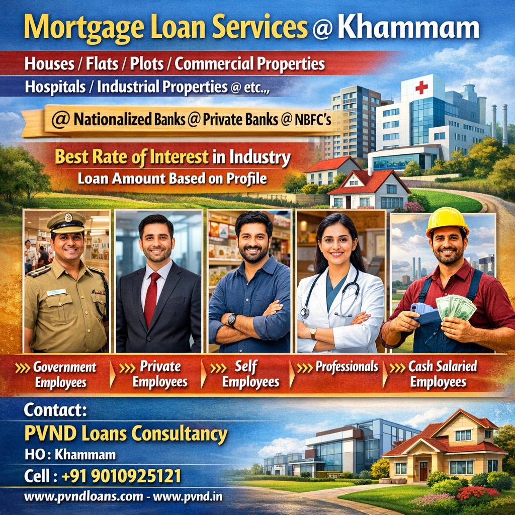 Mortgage Loans in Khammam